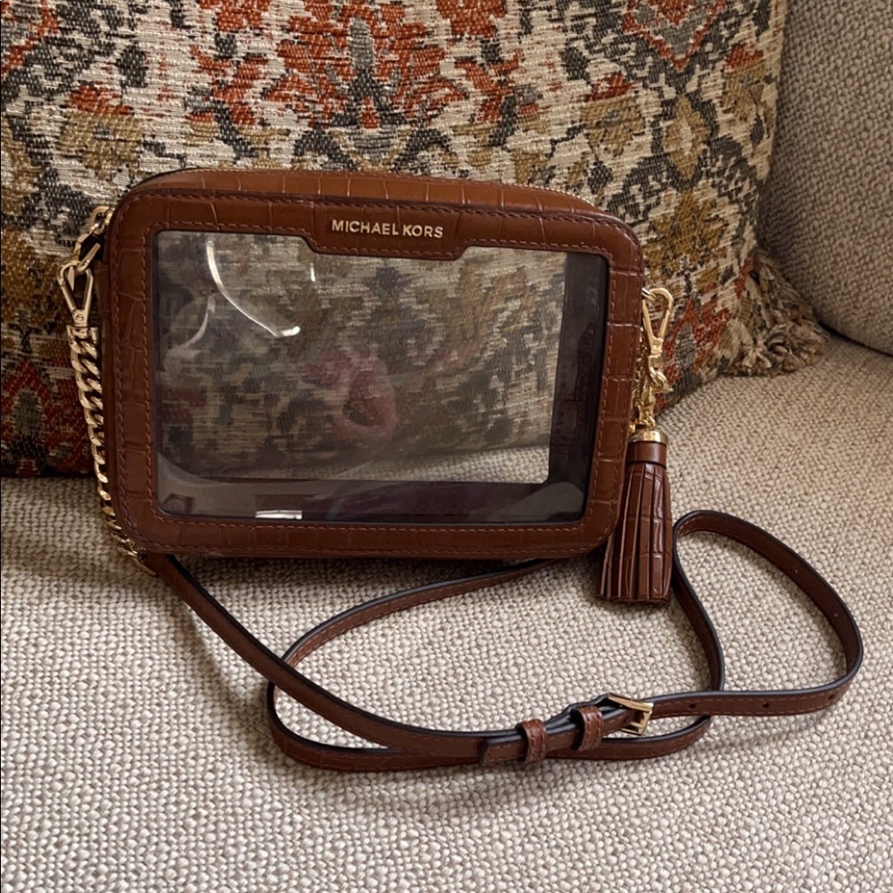 Michael Kors clear crossbody
